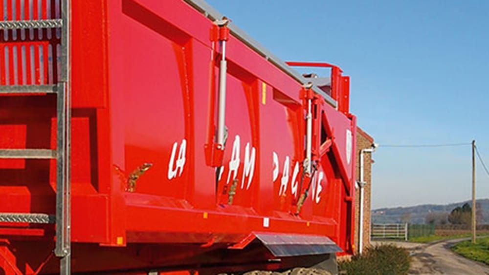 Bennes La Campagne avec essieux solides pour agriculture