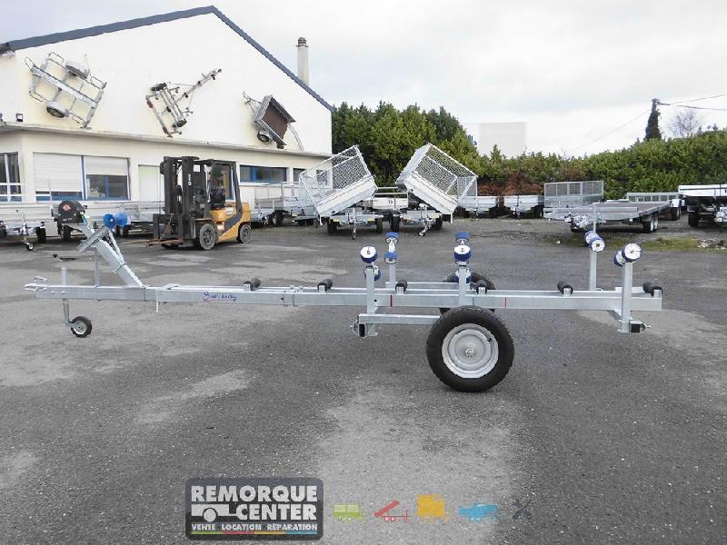 Chariot de mise à l'eau et manutention - remorque cassante - 1 essieu - PTAC : 1300Kg - Reference T-UT20291 - Sun Way_4