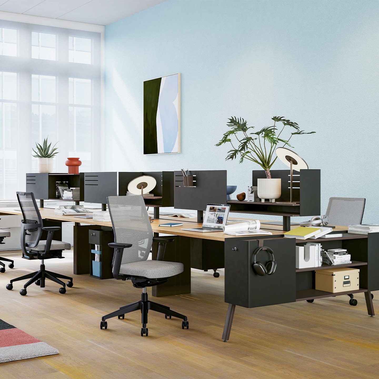 Fauteuil de bureau ergonomique - assise inclinable, réglages avancés et soutien lombaire_4