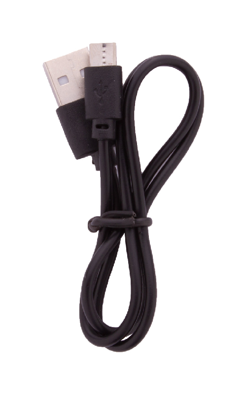 Lampe de poche rechargeable en aluminium - LED haute puissance - Batterie USB intégrée - Couleur noire_4