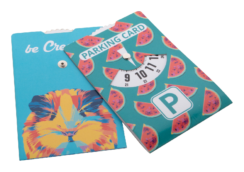 Disque de stationnement en papier plastifié personnalisable - Impression quadri incluse - Minimum 100 pcs_4