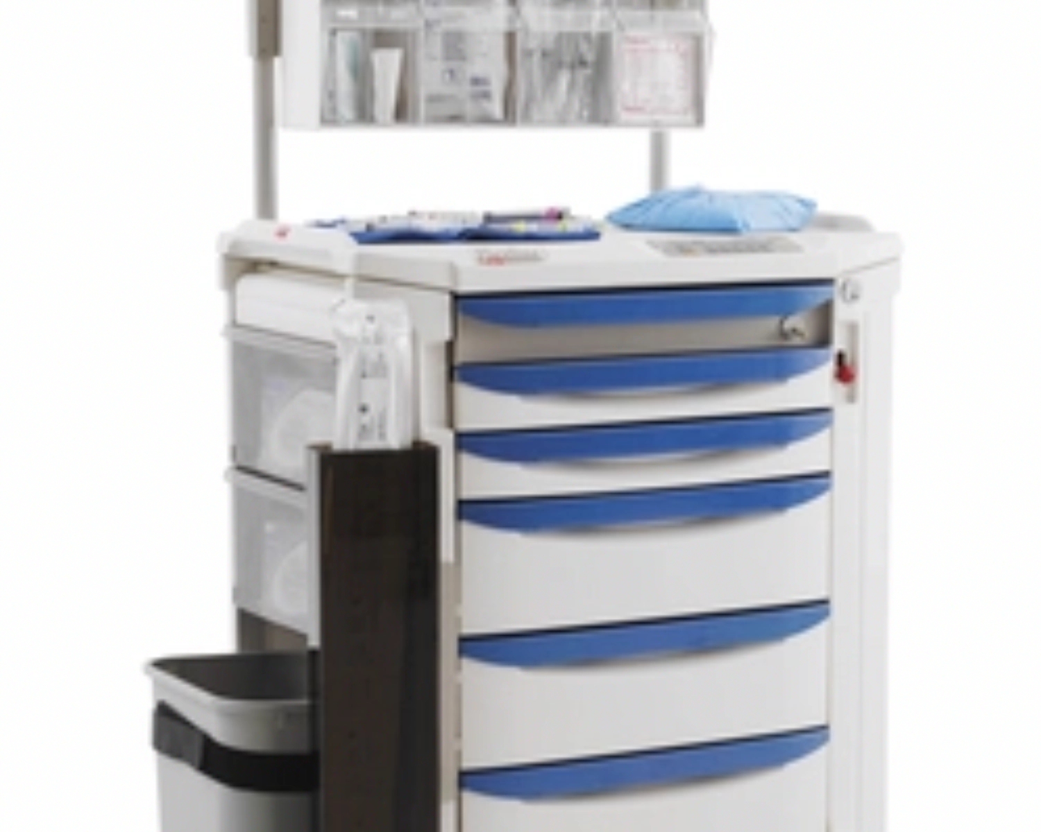 Chariot d'anesthésie FLEXLINE - durable, résistant aux infections et ergonomique, pour un environnement clinique propre_4