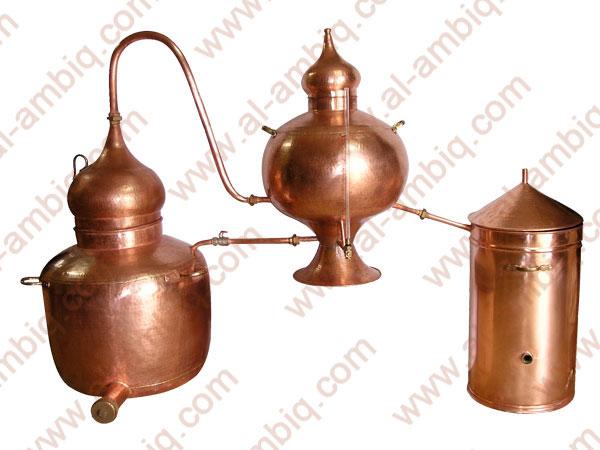 Alambic charentais - modèle à trois chaudières pour distillation continue et production de Cognac_4