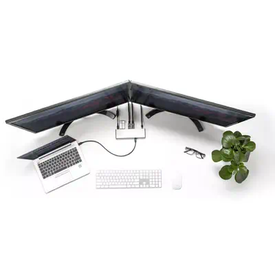 Dock Thunderbolt 3 pour PC portable - Station d'Accueil TB3 à  Double àÉcran Dual 4k 60Hz - Displaypor_4