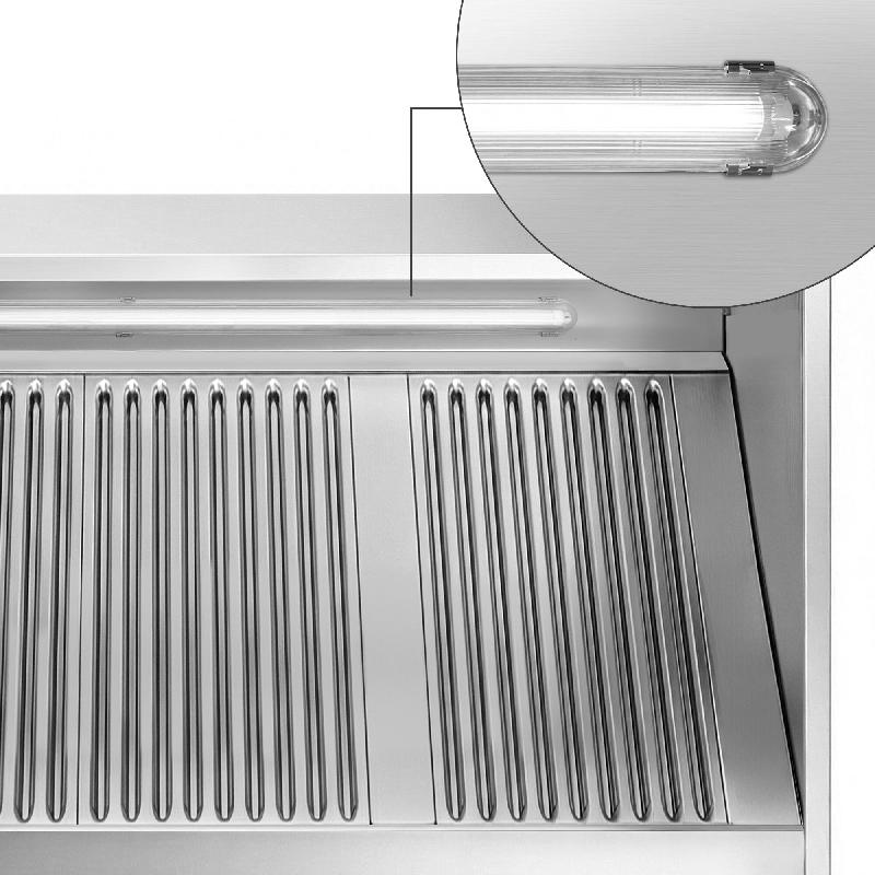 Hottes caisson inox statiques sans moteur - Profondeur 1400 mm -_4
