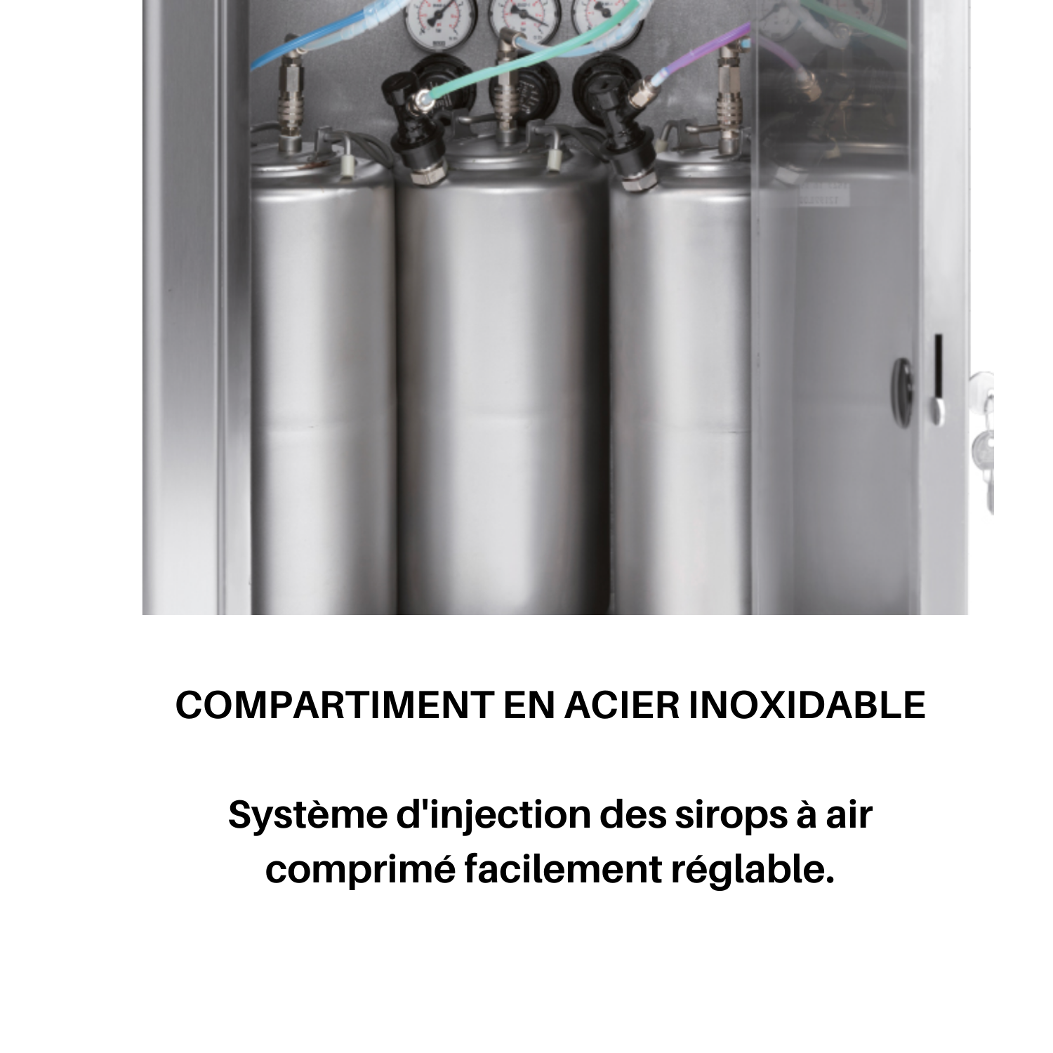 Machine à glace à l'italienne Gel Matic - 2+3 parfums - pompe - 4900W - 665 cônes/h - MV Easy 2 Kolor_4