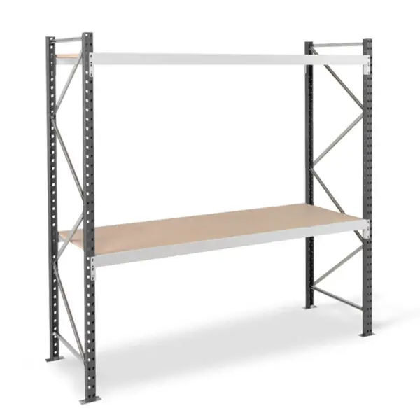 Rayonnage pour stockage mi-lourd - 1500 kg par niveau de charge_4
