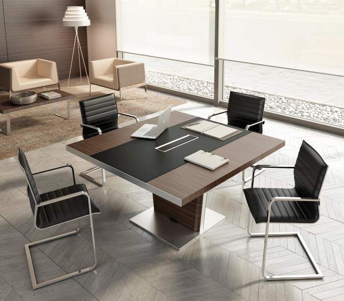 Bureau de direction ébénisterie de forme intemporelle - X10_4