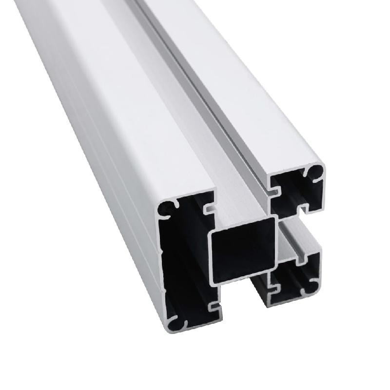 Vidaxl poteaux de clôture 2 pcs aluminium 185 cm 49076_4