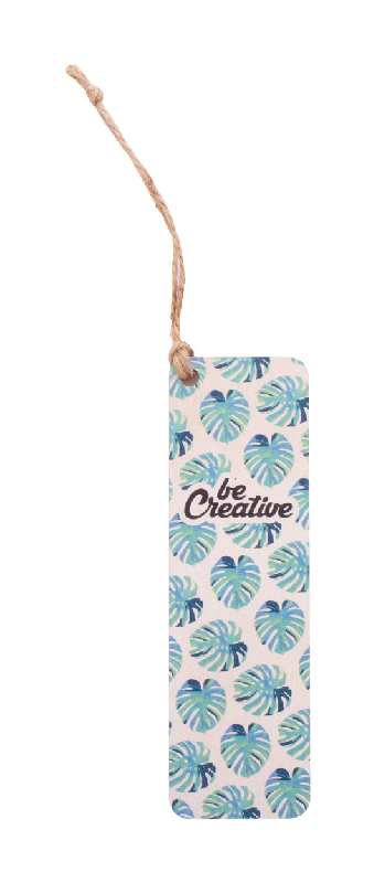 Marque-page en contreplaqué de bouleau sur mesure - impression quadri et dragonne en lin_4