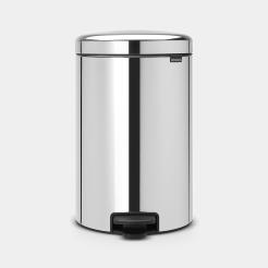 Poubelle à pédale NewIcon 20 litres Brabantia - Acier Brillant Anti-Odeurs et Anti-Basculement_4