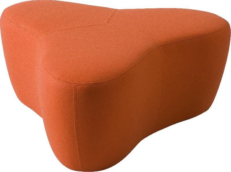 Pouf Chat - SOFTLINE - Feld Noir 859, Grand_4