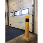 Poteau de protection à mémoire de forme en Polyuréthane - 160/1000mm - tête plate - noir/jaune - Résistant à la déchirure et à la traction_4