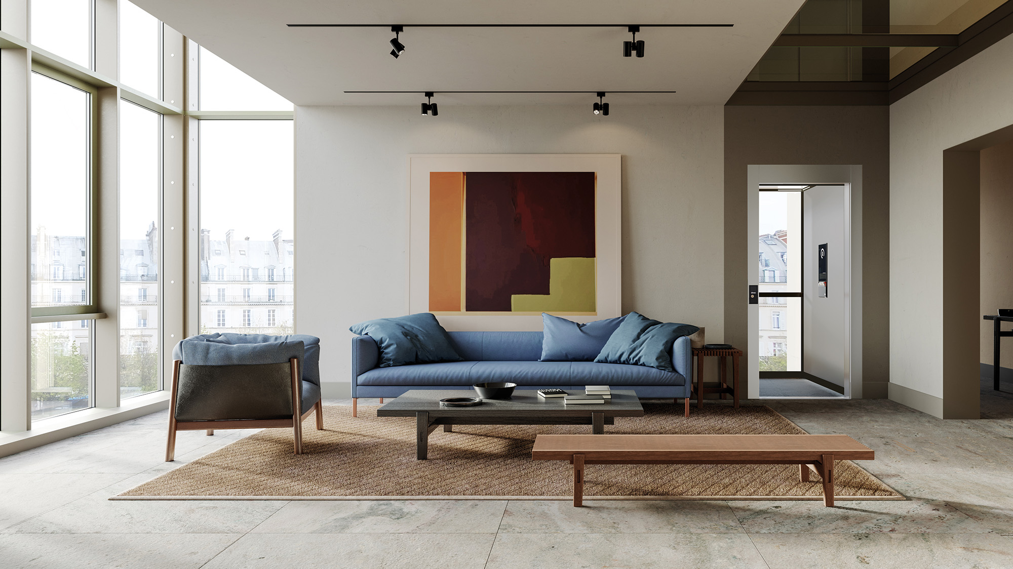 Ascenseur  de maison confortable, silencieux, modulaire, interchangeable et connecté  - AR:IA_4