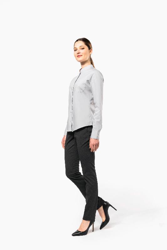 Chemise de travail col mao manches longues femme - Réf: K514 - Kariban_4