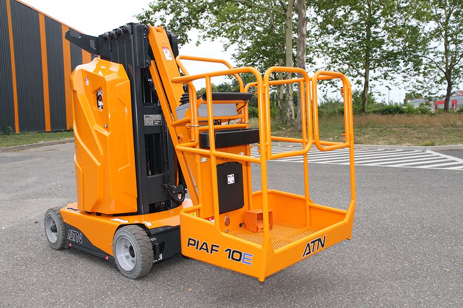Piaf 10re - nacelle électrique à mât vertical - atn - hauteur travail : 9,92 m_4