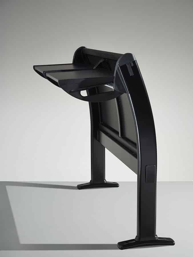 Siège d'amphithéâtre avec table modulable en rangée droite pour les universités, salles de formation - Q3000 - ATOMA_4