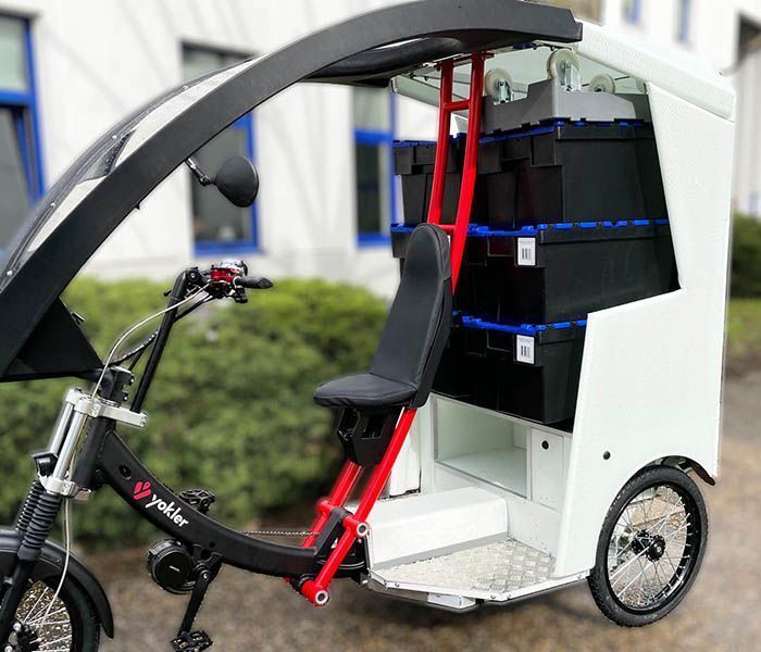 Vélo taxi conçu pour le transport écologique en ville