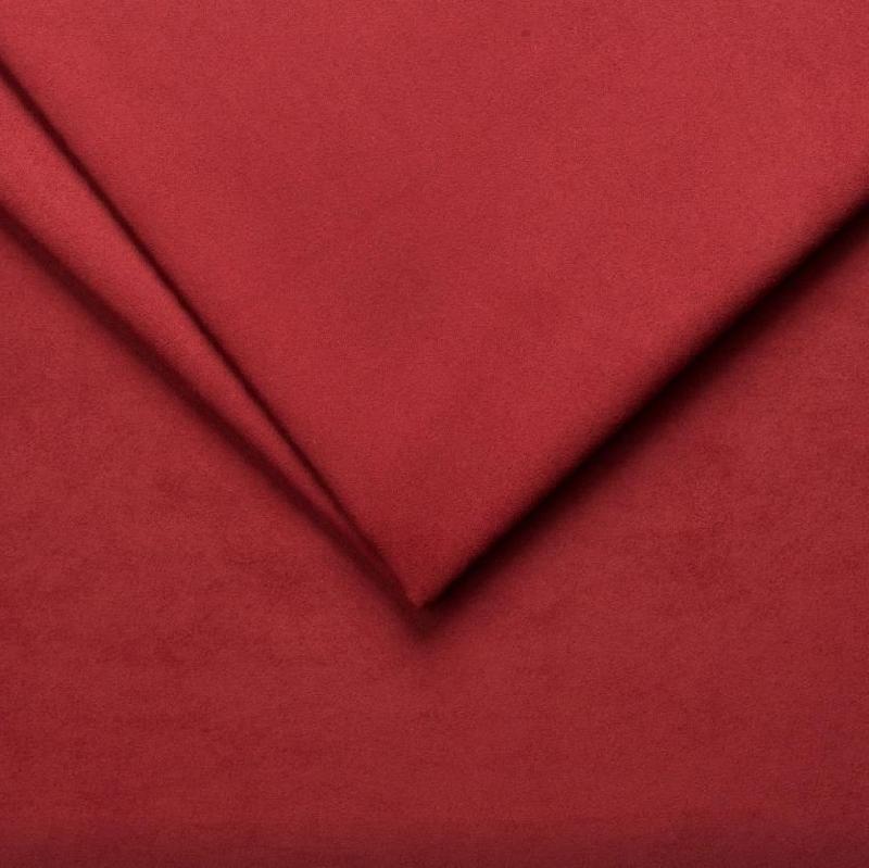 Canapé convertible PRODIGIO 140x195 - tissu microfibre rouge - pieds acier brun - fabrication italienne_4