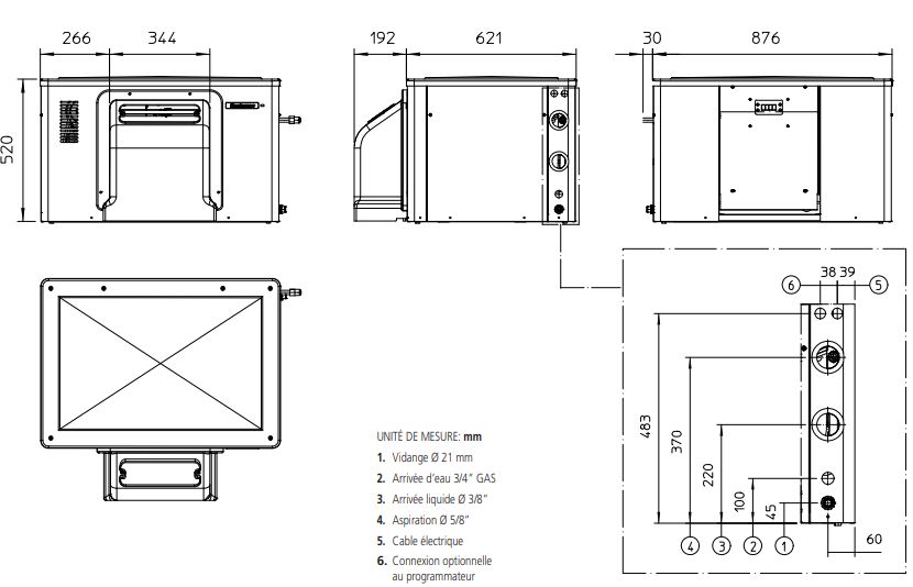 Mar 78 split machine à glace en écailles sans groupe - scodif scotsman - 570 kg/24 h_4