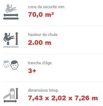 Parcours à cordes en acier inoxydable pour aire de jeux - Conforme EN1176 - Référence BT16134_4