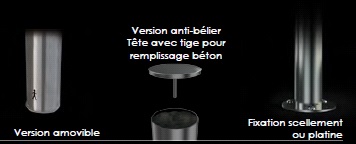 Borne andria  amovible par cle triangle de 11_4