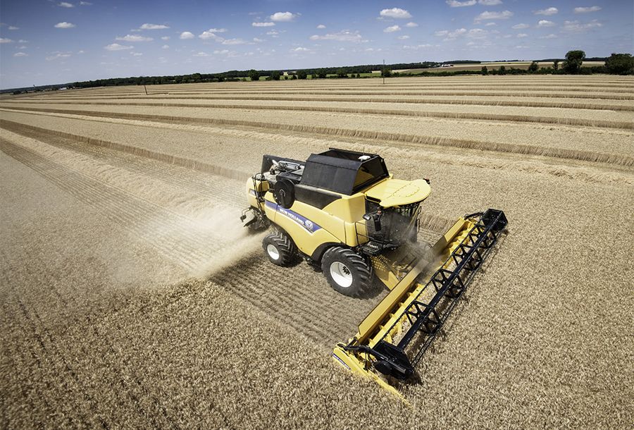 CX8.70 moissonneuse batteuse - New Holland - trémie 9 500/11 500 L - largeur de coupe 5,18 à 10,67 m - puissance 374 ch_4