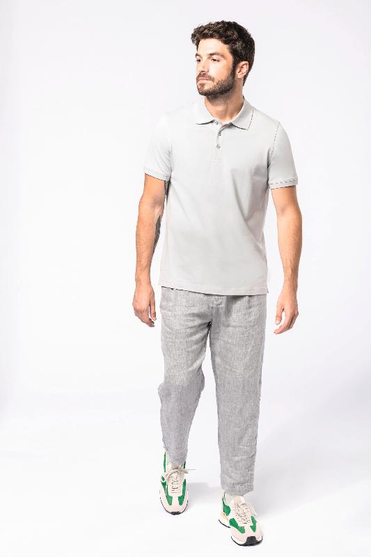 Polo piqué manches courtes homme - Kariban - Réf: K239 - 95% coton / 5% élasthanne_4