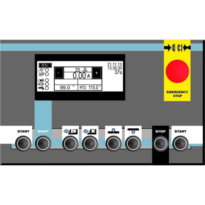 Scie à ruban hydraulique Metallkraft BMBS 300 x 320 HA-DG - Coupe angulaire de métaux de +60° à -45°_4