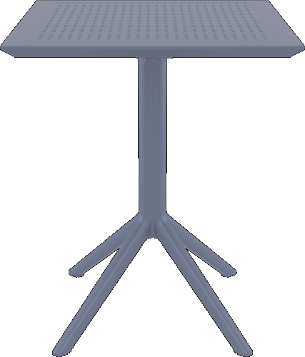Table pliante carrée - Lot de 4 - 60 cm rabattable - SKY_4