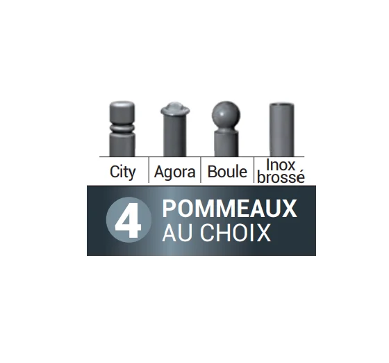 Banc public en acier ESTORIL_4