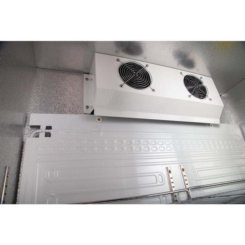 Arrière-bar vertical double portes battantes Série G - 490 litres | Polar - GJ449_4