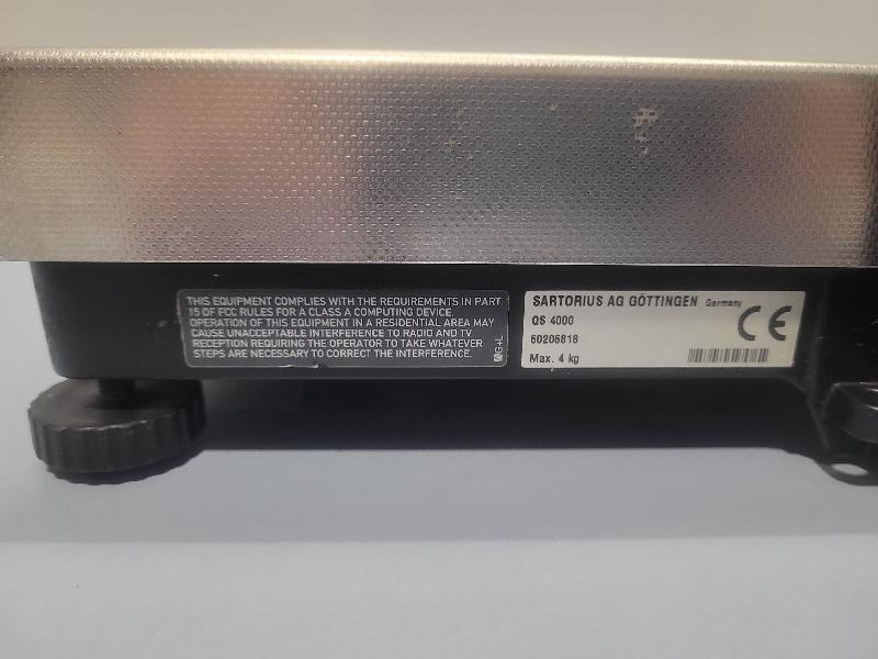 Balance de précision SARTORIUS QS4000  4000g / 0,2g_4