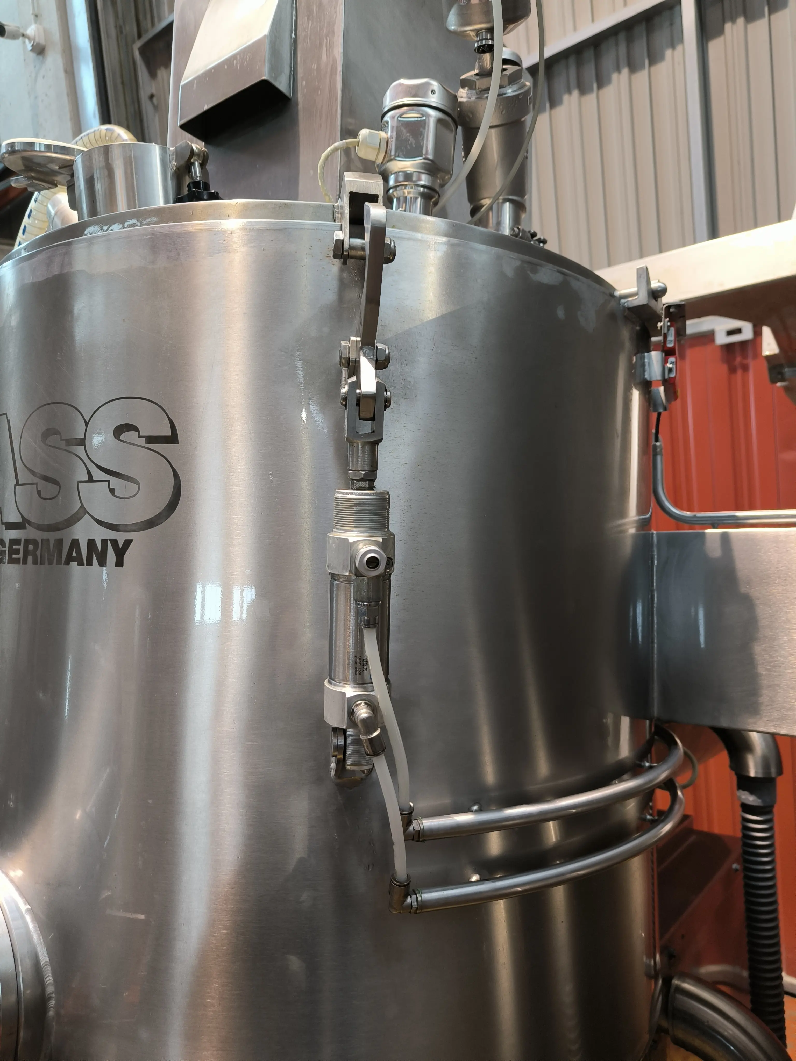 Mélangeur granulateur  inox 300 litres glass vas 300 avec agitateur, jaquette et cadres électriques - C13673_4