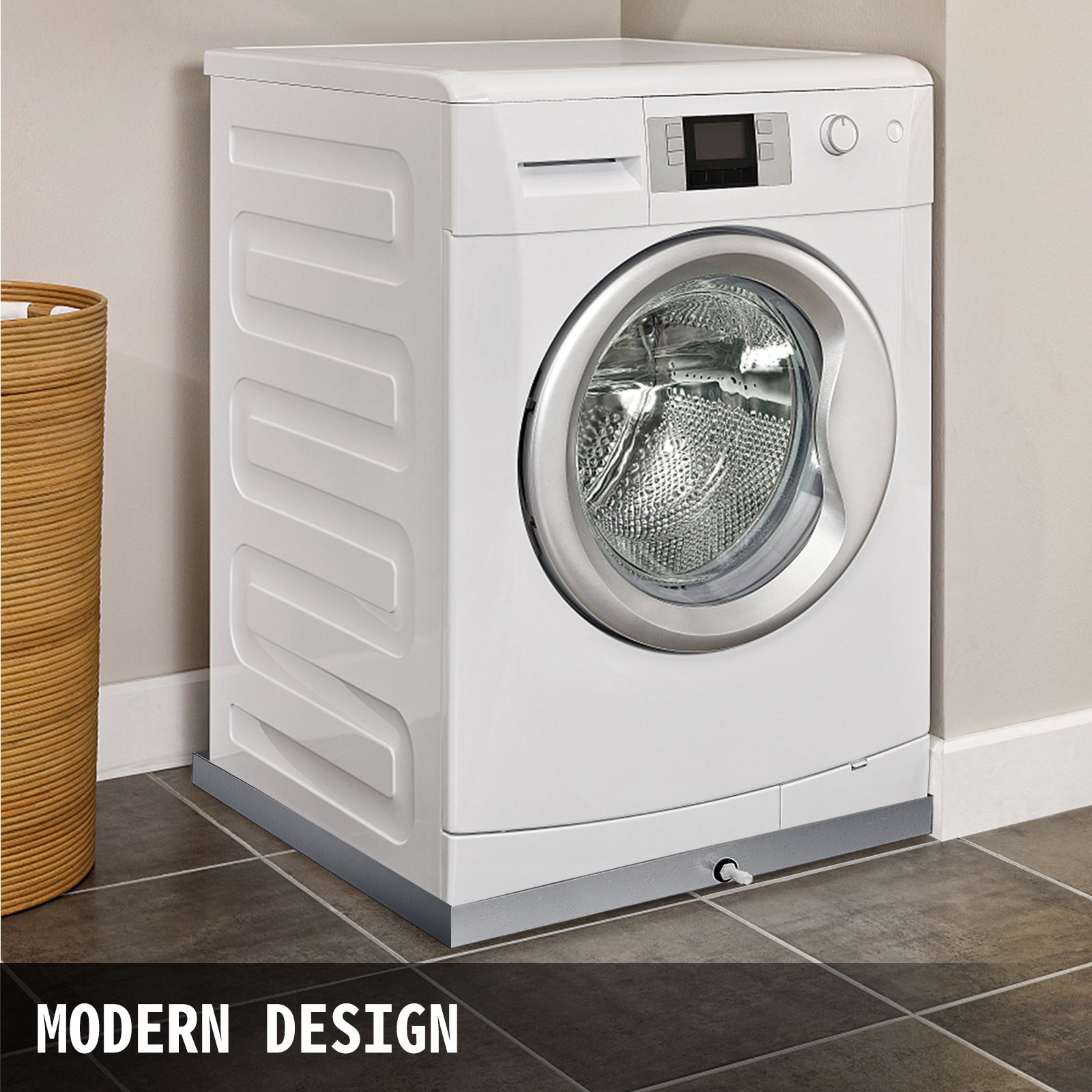 Bac de vidange de machine à laver - 80x75x6 cm - cuve pour lave-linge à  vider l'eau - vevor - 813 x 762 x 63 mm