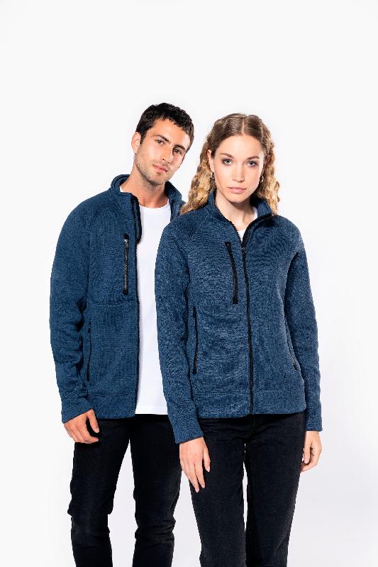 Veste zippée chinée homme - Kariban - Réf : K9106 - Douceur et chaleur - Plusieurs tailles et couleurs disponibles_4