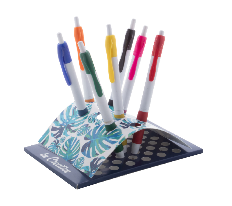 Porte-stylo en papier sur mesure - impression quadri incluse - livré à plat_4