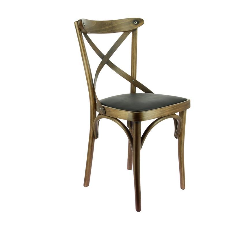 Chaise salle de restaurant Chinon - Marron_4