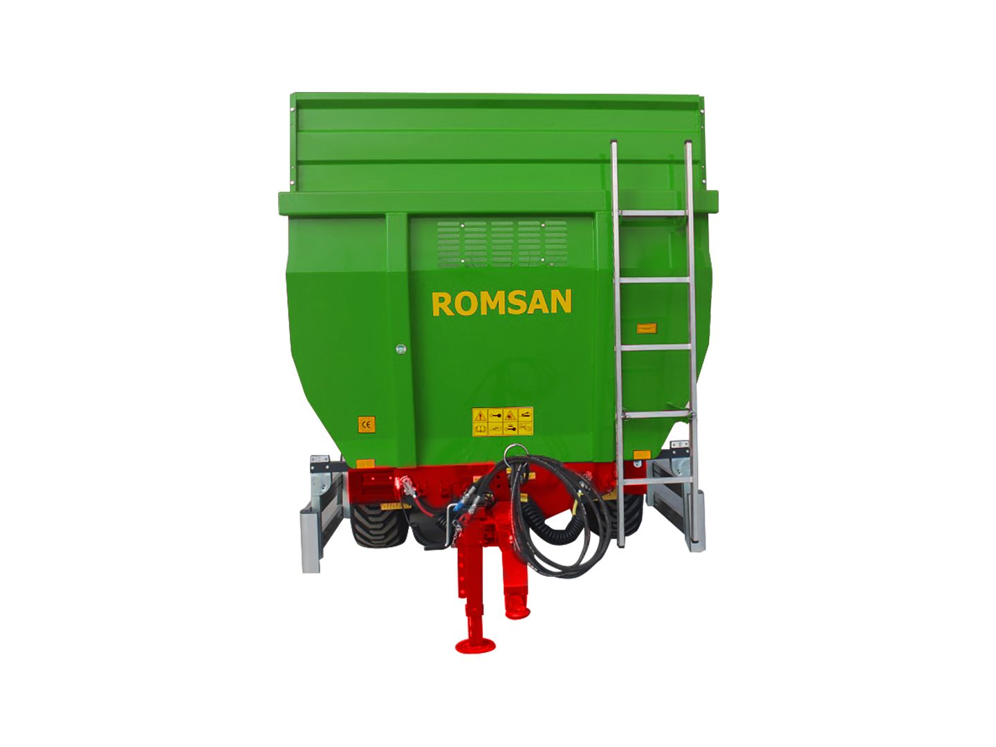 R 100 TAHK Benne agricole à tandem monocoque - ROMSAN - Capacité 10 000 kg_4