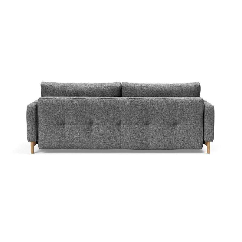 Canapé design gigogne Pyxis Deluxe Excess Lounger convertible - Innovation Living - tissu Twist Charcoal_4