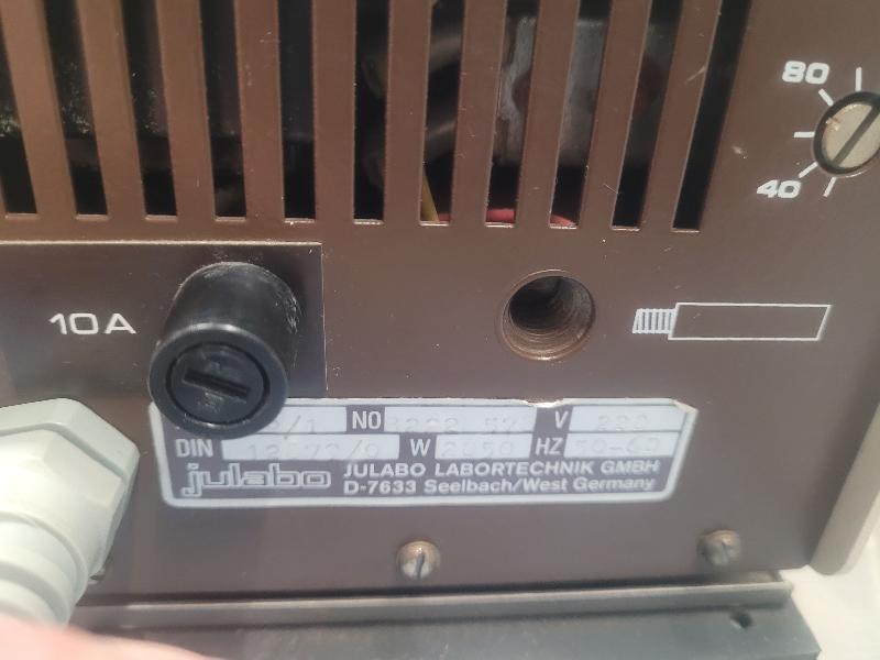 Bain-marie à circulation / Thermostat JULABO P/1 + cuve de 13 litres_4