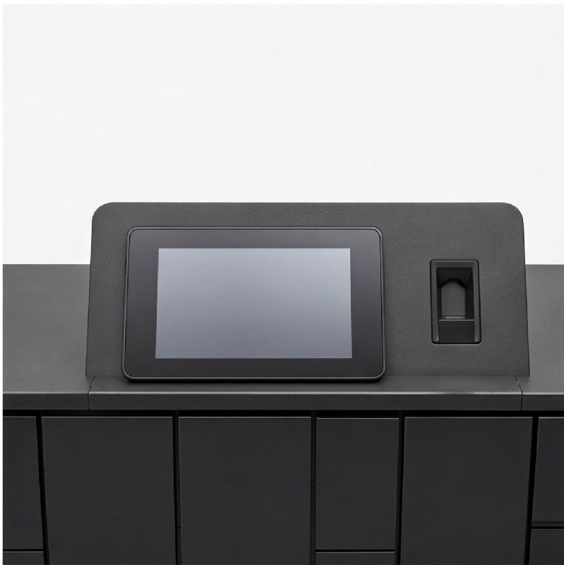 Îlot commercial intelligent - distributeurs automatiques, casiers et tests de parfums_4