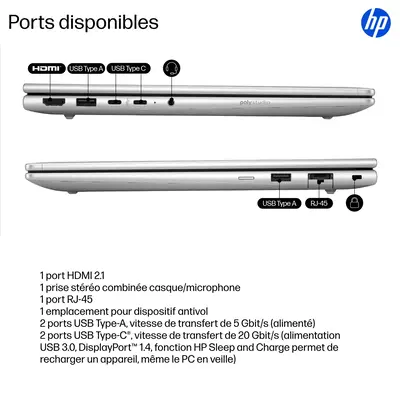 HP ProBook 4 G1iR Intel® Core¢ i5 i5-1334U Ordinateur portable 35,6 cm (14