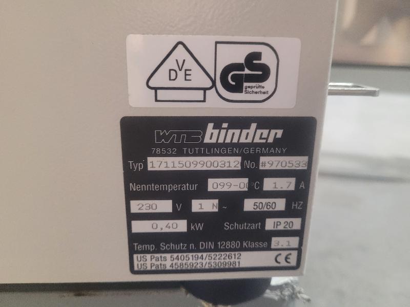 Incubateur / étuve BINDER BD-115 avec convection naturelle 100°C_4