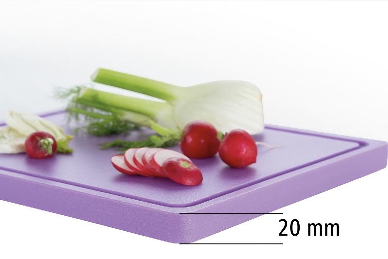 Planche à découper PRO 32x26 W-R A120528 Bartscher - Violet_4
