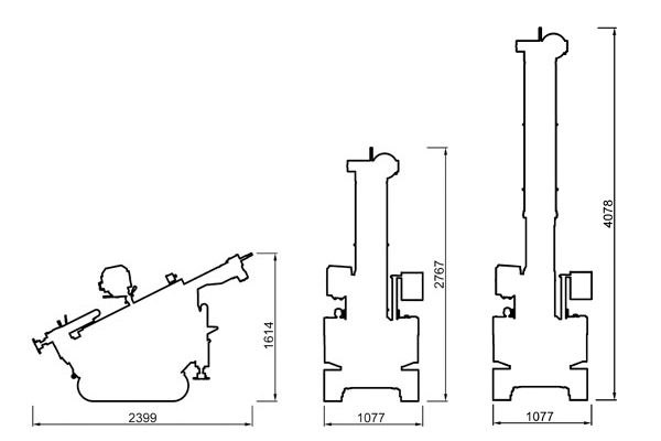 Chariot chenillé TG63-100 adapté aux terrains accidentés