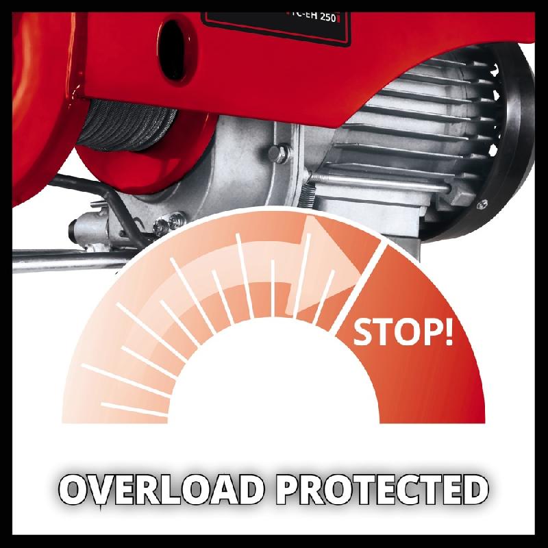 Palan électrique TC-EH 250 - capacité de levage 250 kg_4