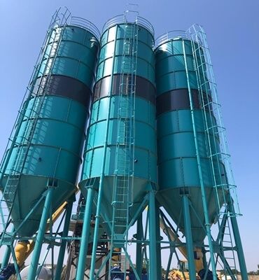 Cs-100 - silo à ciment - constmach - capacité de 100 tonnes_0