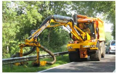 Épareuse Kantonnier - Herder - Portée de 6,70 m - avec fonction d'aspirateur_4