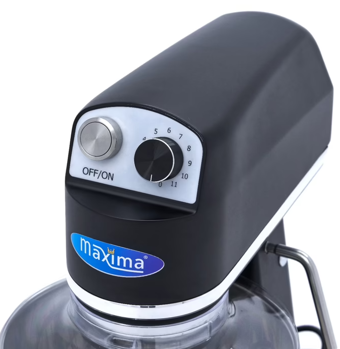 Mixer planétaire - 7 L - jusqu'à 2 kg de pâte - noir mat | Maxima - 09360785_4
